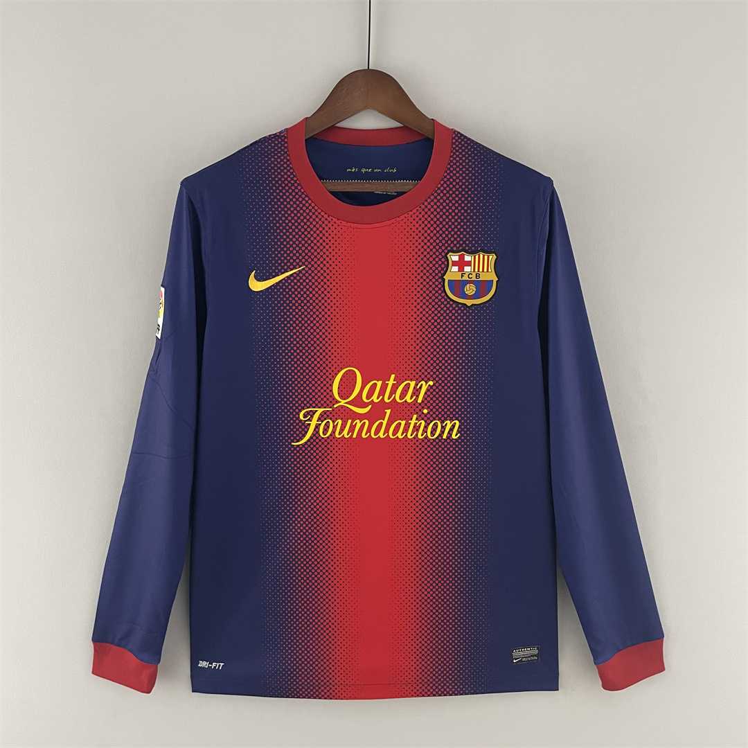 AAA Quality Barcelona 12/13 Home Long Soccer Jersey